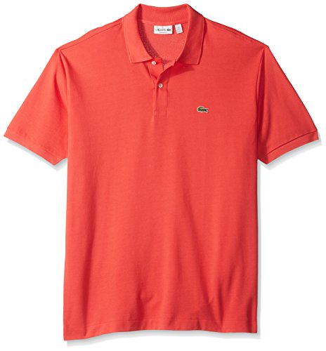 Lacoste Men's Classic Fit L.12.12 Original Piqué Polo Shirt, Sirop Pink, Large