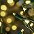YULETIME Warm White Wide Angle LED Christmas Lights with Green Wire, 66 Feet 200 Count UL Certified Commercial Grade 5mm Holiday String Light Set (Warm White)
