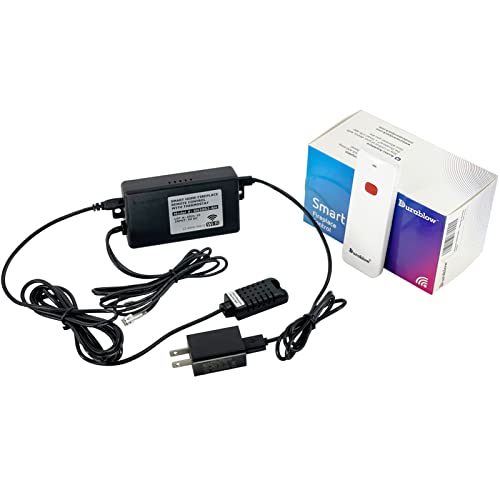 Exclusive Durablow SH3002-RH Gas Fireplace WiFi Smart Home Remote Control for Millivolt Valve, Compatible with Alexa, Google Home (On/Off + Timer + Thermostat + Schedule Programmable + Remote Handset)