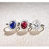 FANCIME-Birthstone-Rings-for-Women-Sterling-Silver-Created-Sapphire-Rings-Opal-Rings-Princess-Diana-Inspired-Statement-Engagement-Ring-Fine-Jewelry-for-Women-Size-56789 FANCIME Birthstone Rings for Women Sterling Silver 2.6ct Created Sapphire Rings Princess Diana Inspired Statement Engagement Ring September Birthstone Fine Jewelry for Women Size 9