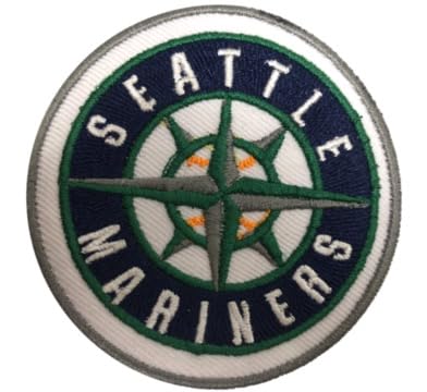 Generic 汎用 メジャーリーグ MLB シアトルマリナーズ Mariners ワッペン アイロン ベースボール プロ野球チーム 選手 刺繍 ロゴ アップリケ エンブレム/ステッカー/シール/補修 15 用のサムネイル