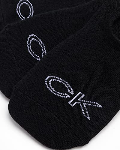 Calvin Klein Women's Socks - Comfort Cuff Sneaker Liner (6 Pack), Size 4-10, Black Logo4