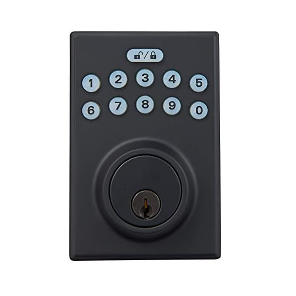 Amazon-Basics-Contemporary-Electronic-Keypad-Deadbolt-Door-Lock-Keyed-Entry-Matte-Black Amazon-Basics-Contemporary-Electronic-Keypad-Deadbolt-Door-Lock-Keyed-Entry-Matte-Black