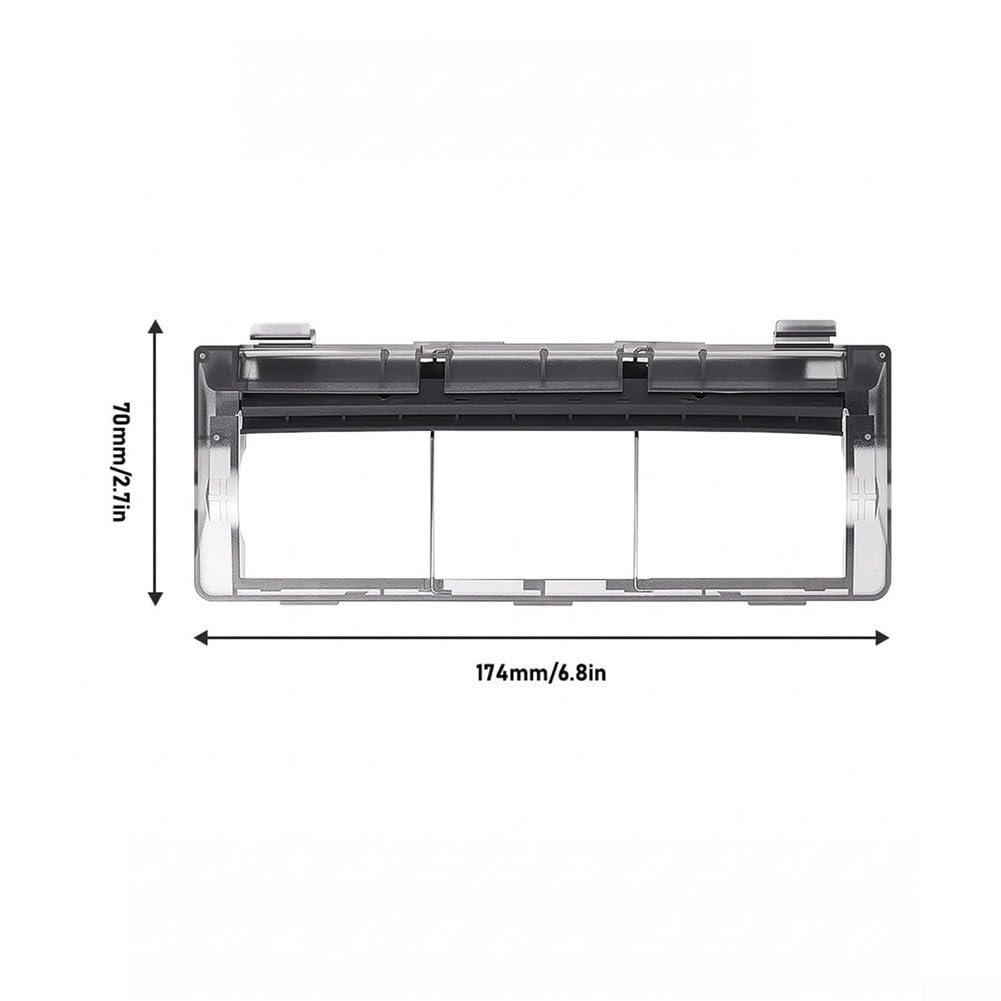 2pcs Cepillo para ecovacs DJ35 DJ36 Plástico para duro 2pcs Cepillo