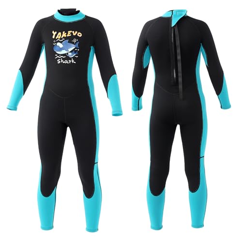 3mm Kids Wetsuit for Cold Water, Surfing, Swimming & Diving, Body Swimsuit Girl for Swim