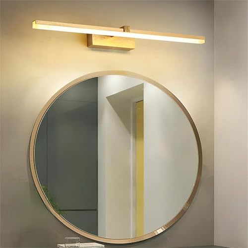 Lámpara de pared de aluminio minimalista oro con iluminación lineal LED