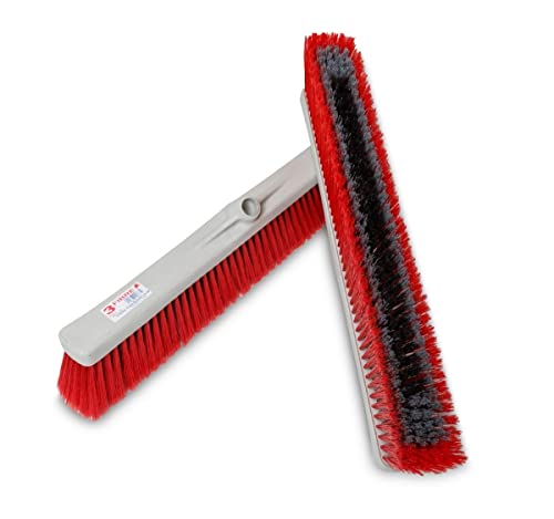 Scopa Industriale Plastica Morbida - Larghezza 50cm, Per Esterni, Filettatura 28mm