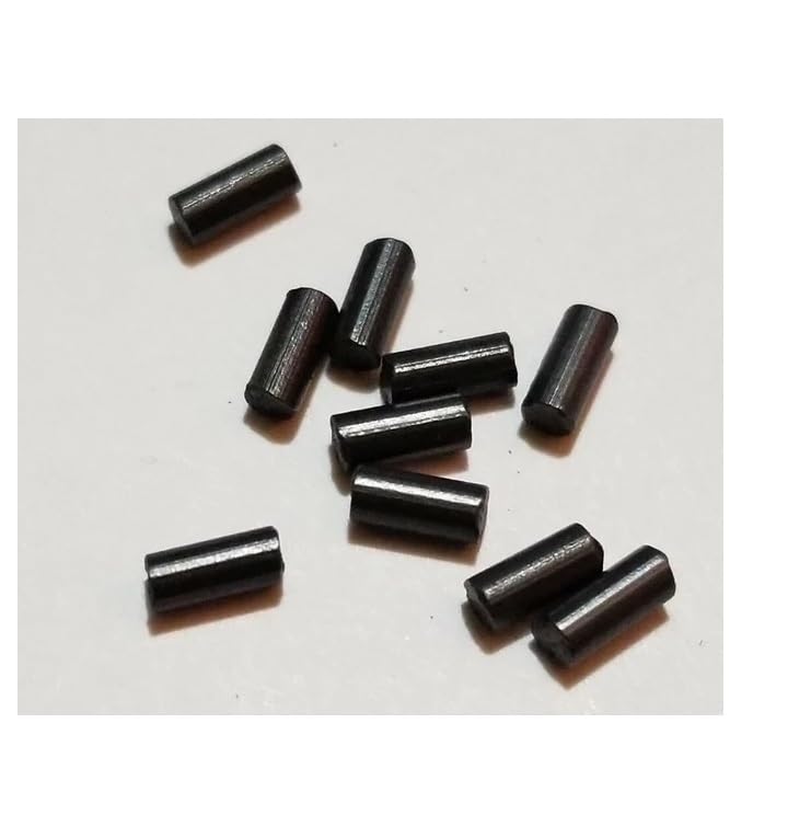 Lighter Flints Replacement Loose Flint Stone for Petrol or Gas Lighters Accessories Pack, 2.2mm x 5.1mm, 10 Pieces, Black