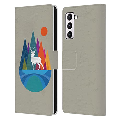 Étui en cuir Samsung Galaxy S21+ 5G Dave Loblaw Cerf Montagne