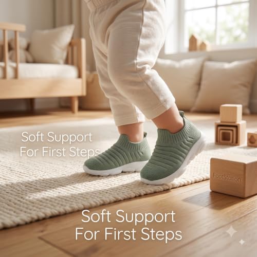 Image of Infant Shoes for Baby Boys & Girls | Musical Sound Walking Shoes | First Walker Shoes for Toddlers | Lightweight Breathable Knit Sneakers | Soft Sole Comfortable Slip On Shoes for Newborns, Babies & Kids