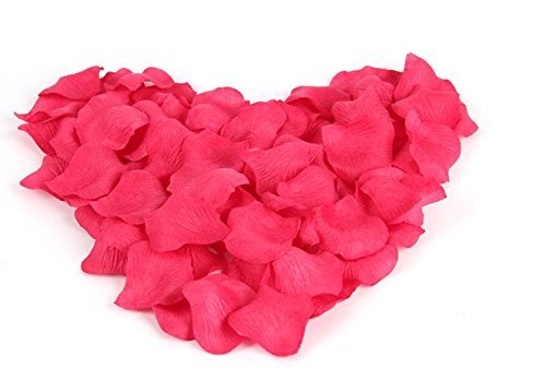 1200 Seidenrosenblätter Hellrosa & Hellblau – Aus Polyester, Wiederverwendbar, Für Hochzeit, Babyparty, Tischdeko & Romantische Events