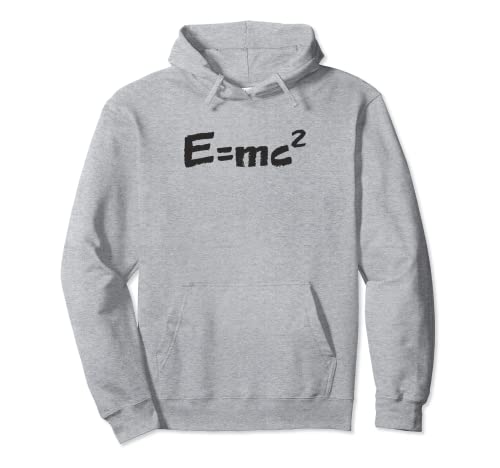E mc2 divertida física ciencia camisa energía masa velocidad de la luz Sudadera con Capucha