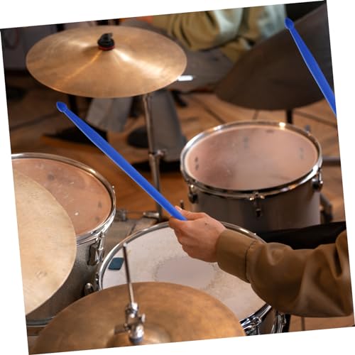 Toddmomy 1 par de baquetas de nailon para instrumentos de percusión, ligeras y para práctica, mazuelos para bateristas, marimbas y tambores de lengua miniatura 7