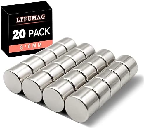 12 Pack Strong Neodymium Magnets - Silver Pawn Shape For Fridge, Whiteboard & Crafts