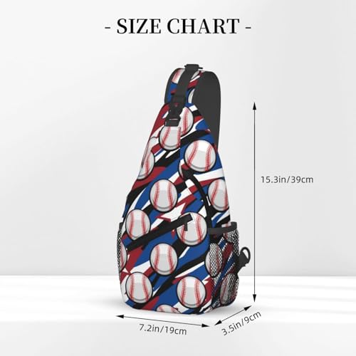 Baseball Sling Backpack Sports Crossbody Bag For Women Men Sling Bag Travel Hiking Chest Bag Unisex3