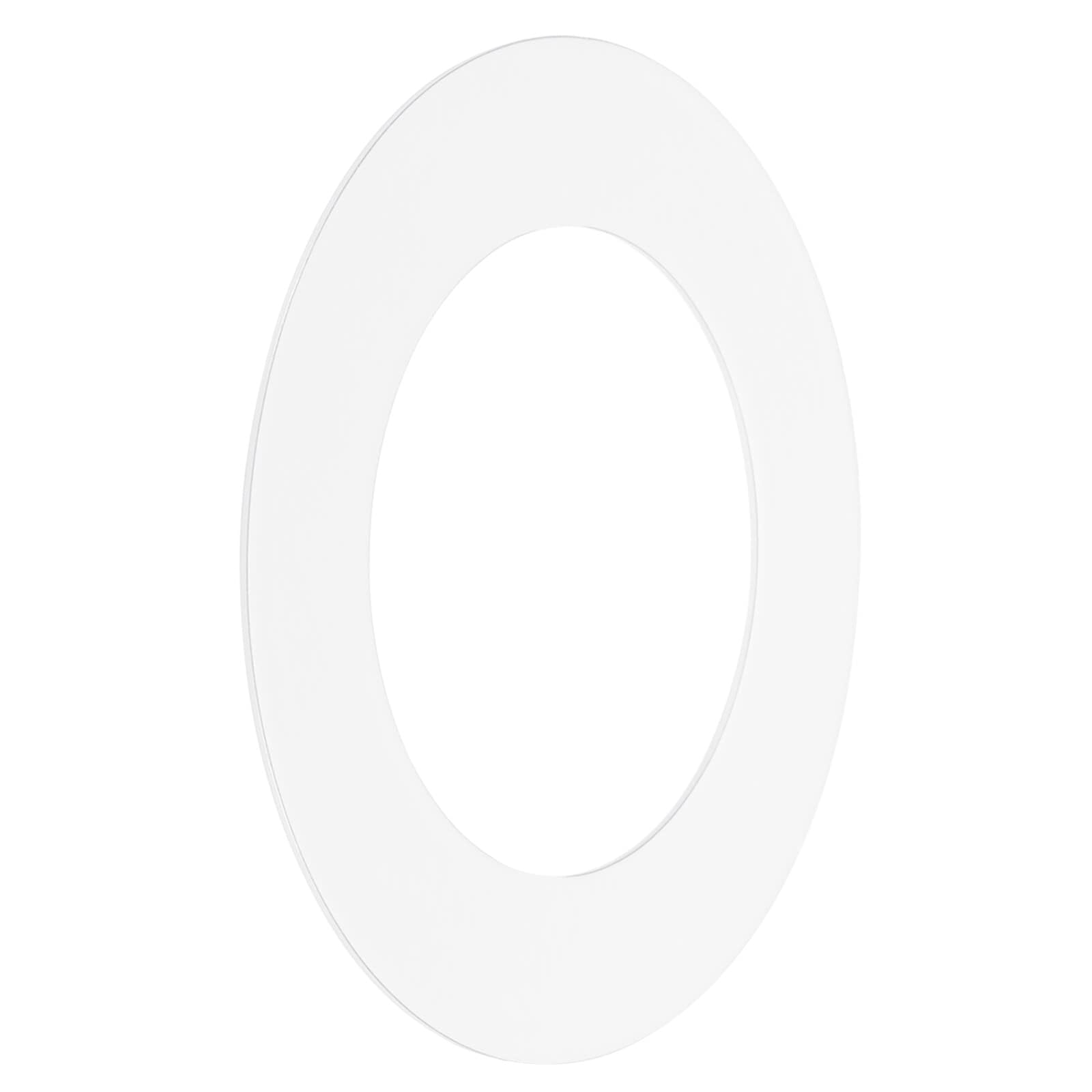 TA-VIGOR 2" ID Goof Rings for Recessed Light, 1 Pack Metal Goof Rings Cover Recessed Light Trim Matte Finish for Ceiling Wall Can Downlights — image 1