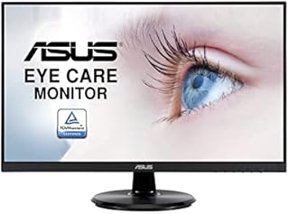 ASUS VA24DQ 24" (23.8") Monitor, FHD (1920x1080), IPS, 75Hz, Frameless, DP, HDMI, D-Sub, Flicker free, Low Blue Light, TUV certified