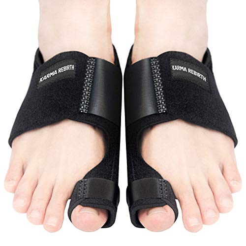 Bunion Corrector KarmaRebirth Bunion Splint Adjustable Bunion Relief Brace,Big Toe Straightener Brace Corrector