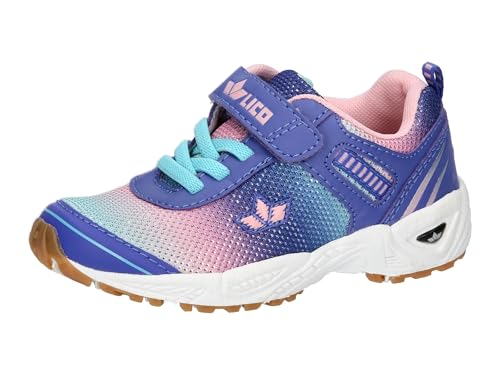 Lico Unisex Kinder Barney Vs Sneaker, Rosa Lila Türkis, 35 EU