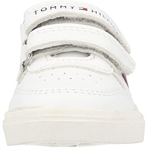 Tommy Hilfiger Sneaker White Faux Leather 11½ Us Little Kid #TOP5