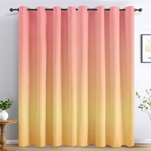 Cortinas opacas térmicas que aíslan el frío y decoran tu salón con un elegante diseño pastel 3
