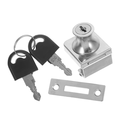 SHINEOFI Cerradura Para Puerta De Gabinete De Vidrio Cerradura De Repuesto Para Buzón Cerraduras Para Caja De Herramientas Con Llaves Cerradura Para Escritorio Cerraduras Para Cajones