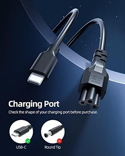 Superer 65W/45W USB C Laptop Charger Fit for Lenovo ThinkPad, ChromeBook, Yoga, IdeaPad, ThinkBook, Universal Type C AC Adapter with Charging Indicator & 10FT Extra Long & Sturdy Cable