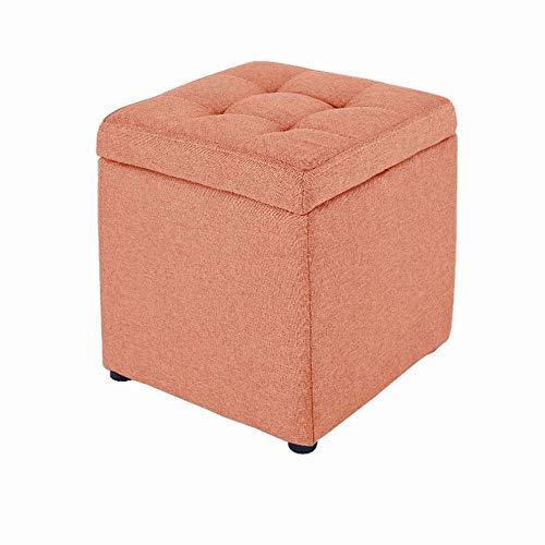 Tabouret de stockage en tissu pour entrée et salon chaleureux