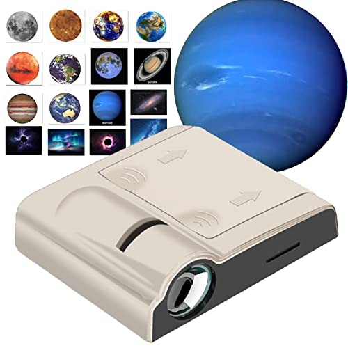 Planetariumprojector | Nachtlichtprojector | Sterrenprojector met Nebula Moon Planets Aurora voor Baby Kids Slaapkamer Plafond, Game Room, Party, Bar Hearthxy