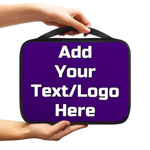 Image of Custom Bible Covers for Men Women Personalized Bible Cover Case Add Your Picture Text Name Image Customizable Scripture Bags with Handle Zipper, Indigo
