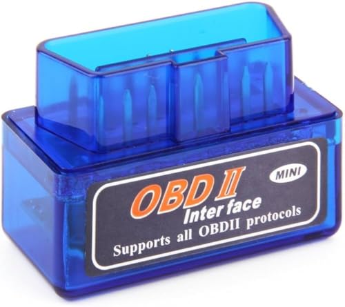 Generic Wireless OBDII Bluetooth V2.1 Car Diagnostic Code Reader, Blue