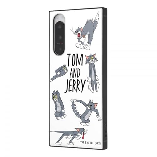 イングレム Xperia 5 IV ケース 耐衝撃 カバー KAKU トムとジェリー おかしなトム2