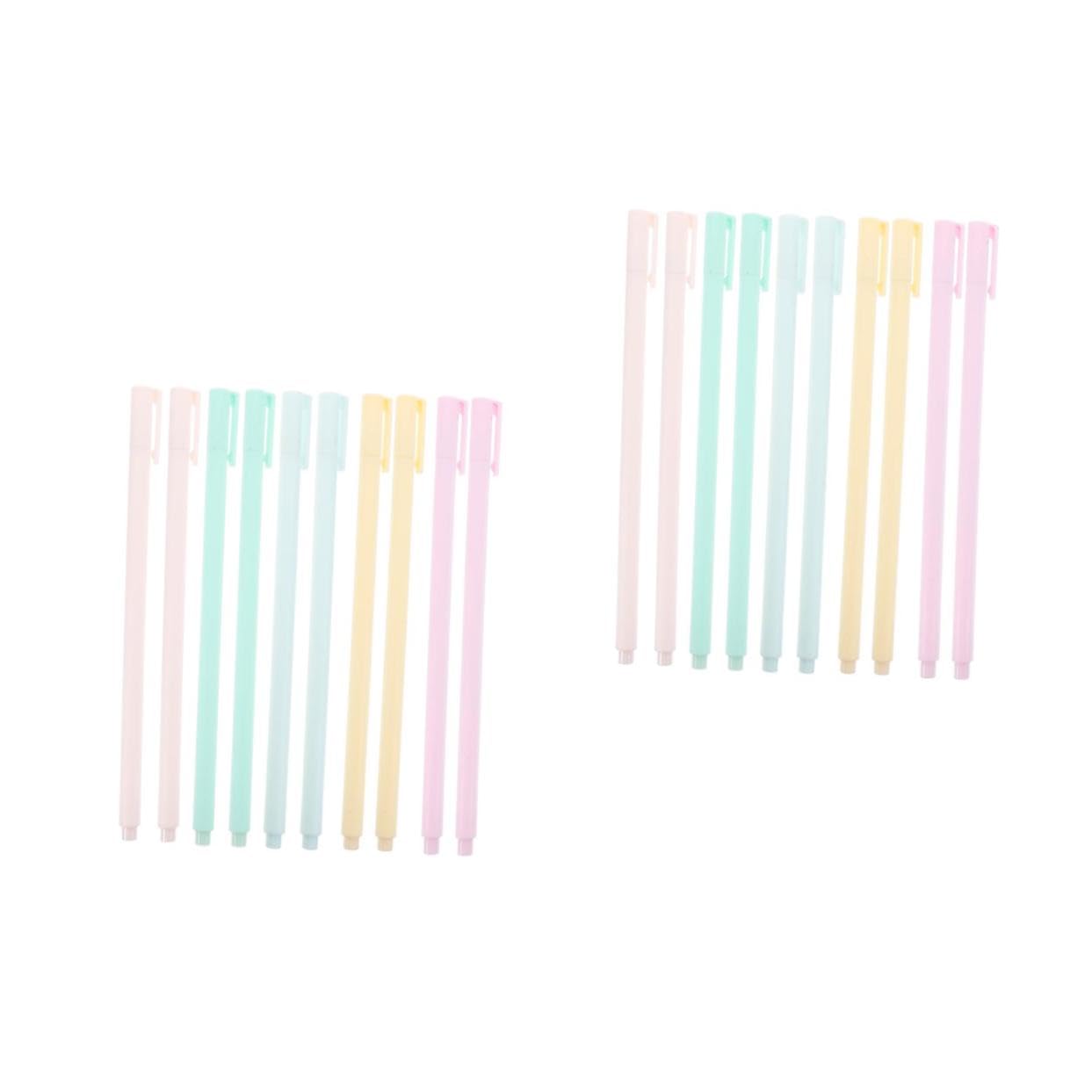 Gadpiparty 2 Ensembles Stylos Gel Créatifs Stylos À Encre Colorée Pour Écriture Idéaux Pour École Bureau Et Usage Familial Design Pratique Et Confortable 40 Pièces * 2