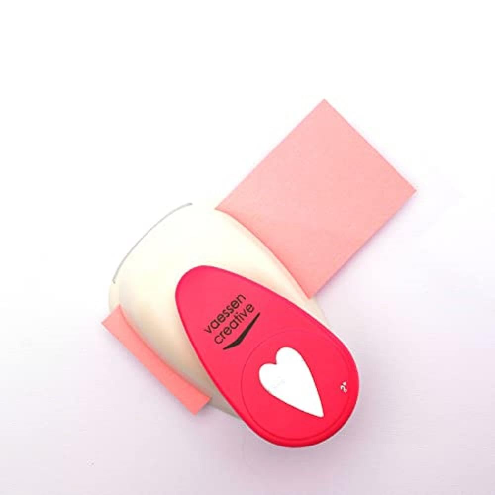 Perforeuses De Papier Vaessen Creative - Forme Cœur En Trois Tailles Pour Scrapbooking, Cartes Et DIY (Coloris Aléatoire)