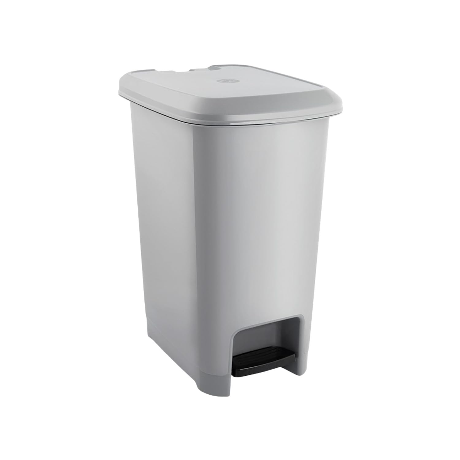 7H SEVENON Cubo de Basura Rectangular con Tapa y Pedal Gris 40 Litros 7house