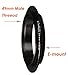Fotasy 49mm Macro Reverse Adapter Ring for E Mount Camera, fits Lens with 49 mm Filter Diameter, Compatible with Sony a7 a7r a7s a7 II III IV a9 a9II a7c aplha 1 a6600 a6500 a6400 a6300 a6100 ZV-E10