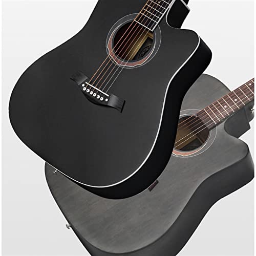 SUICRA Kits de Guitare Acoustique Acoustic Folk Guitar 23 inch for Beginners Student Adults Player 6 Strings (Color : Black) - Les Beatles, Paul McCartney, John Lennon, RIngo Starr, George Harrison SUICRA Kits de Guitare Acoustique Acoustic Folk Guitar 23 inch for Beginners Student Adults Player 6 Strings (Color : Black) – Image 6