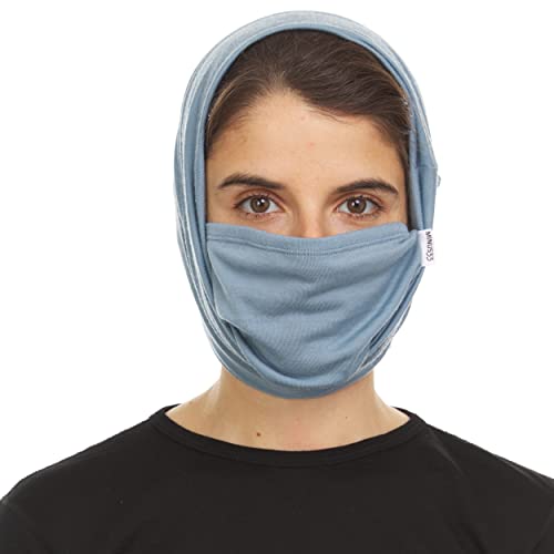 Minus33 Merino Wool Micro Weight Woolverino Multiclava - Chapéu multifuncional - Proteção UV - Polai