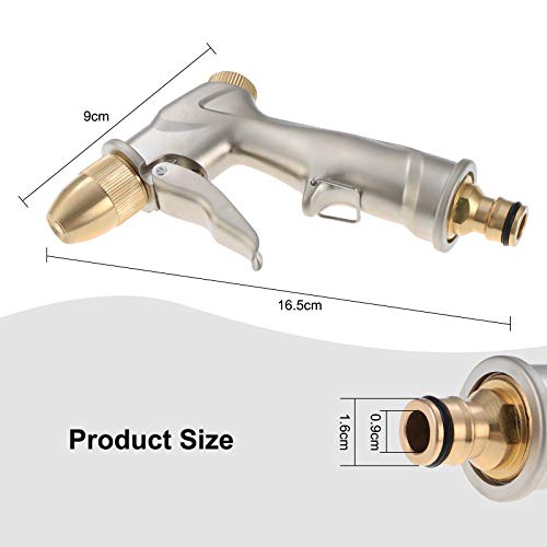 Gartenschlauch-Pistole Fippy Handbrause aus Metall für Garten und Auto