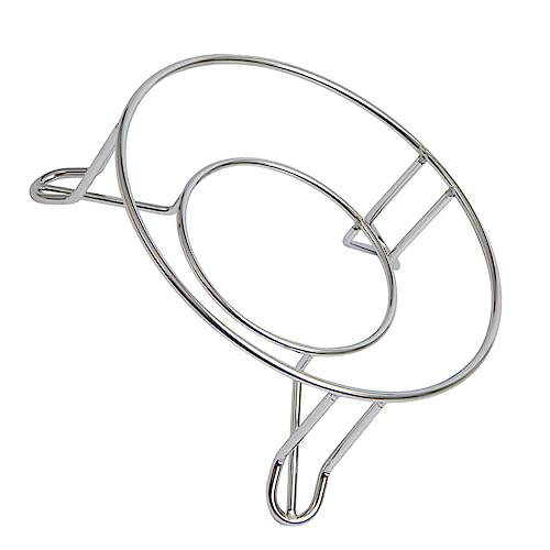 KICHOUSE 1pc Stainless Steel Pot Rack Organizer Heat Insulated Multi Kitchen Gadget Stand for Holding Pots Pans Versatile for Cookware for Kitchen Storage Protection