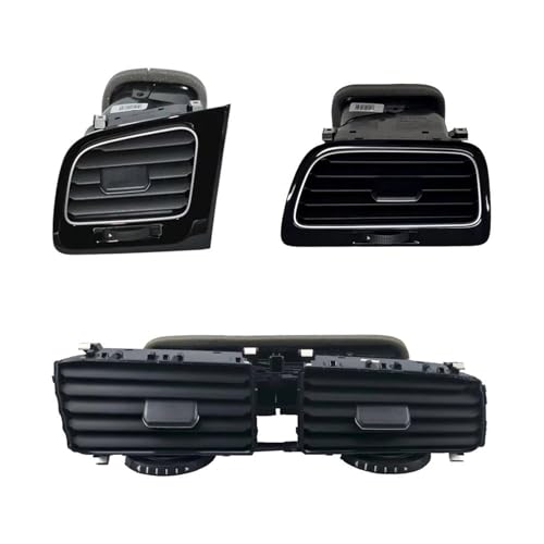 Grille tableau bord pour VW Golf 7 MK7 2013-2019 aérateurs centraux avant