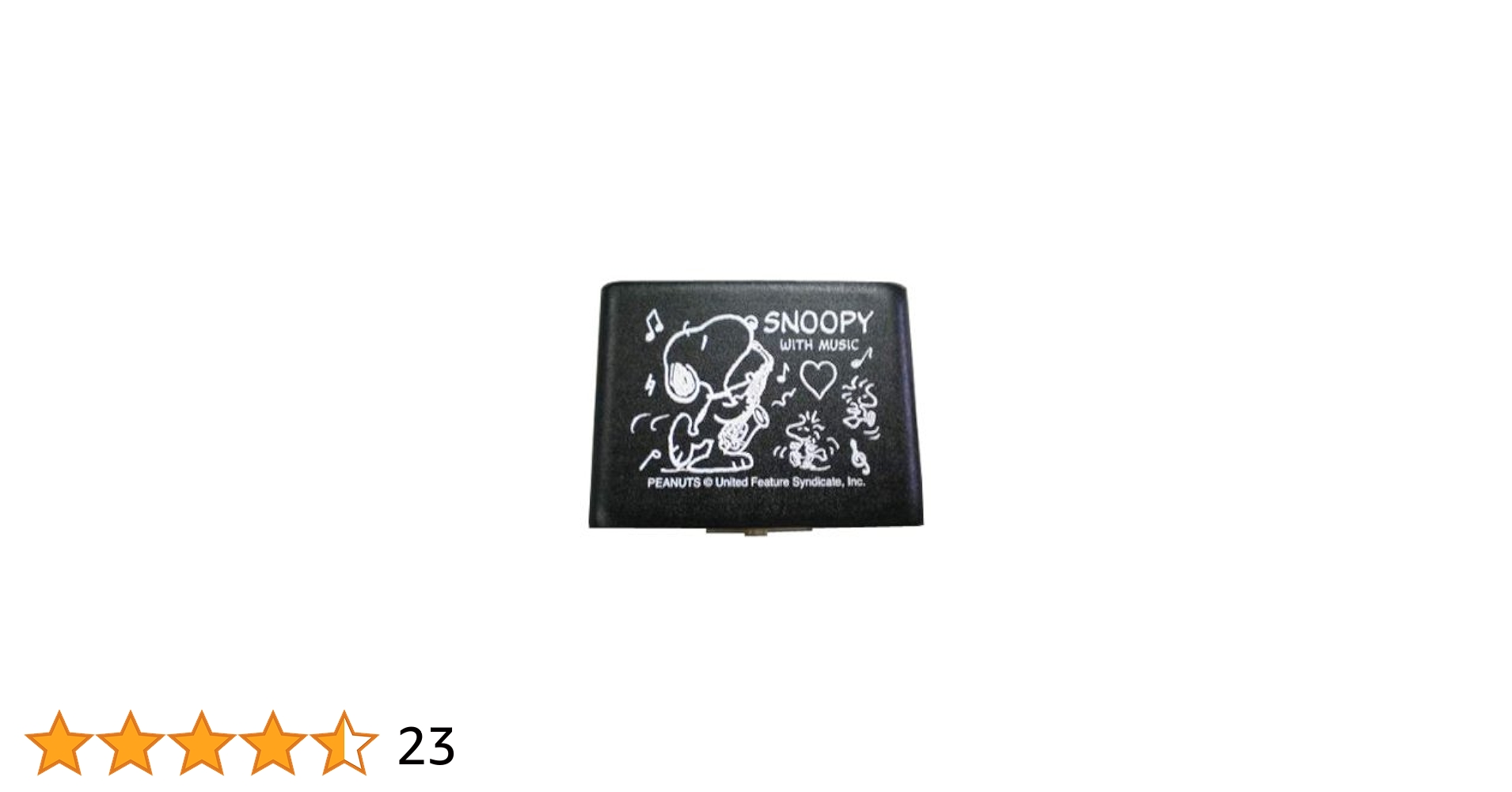 アルトサックス リード バンドレン リードケース 5枚入 スヌーピー 未使用 SNOOPY SAS05R 赤 リードケース アルトサックス 5枚収納可