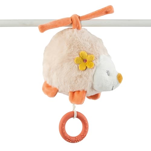 Mini-peluche musicale Zoë le hérisson en coton et velours doux Nattou