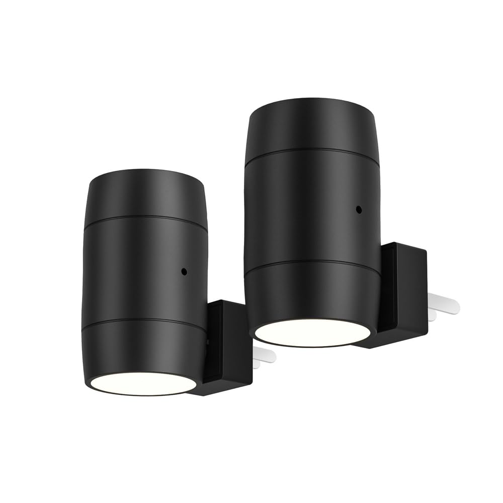 Generico Luce notturna da parete, morbida e sonnolenta, sensore automatico ON/OFF, confezione da 2, 110V/220V, luce d'atmosfera per camera da letto, stanza dei bambini, cucina