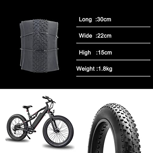 Fat Tire,All-Terrain E-Bike Tires - For Sand, Snow, Mountain And City Roads. 20/26X4.0 Inch E-Bike Tires - Fits Most E-Bikes And Bikes And Can Be Easily #TOP5
