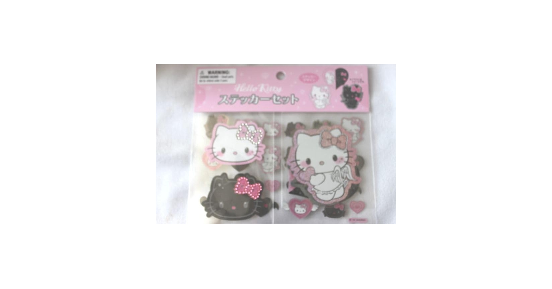 Amazon | キティ キティ 天使 小悪魔 シールセット シール