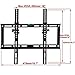 Tilt TV Wall Mount Bracket for 32-55 Inch Samsung Sony Vizio LG Sharp LED LCD OLED QLED Plasma Flat Curved Screen TVs, VESA 400x400mm 154lbs Capacity, Fits 16