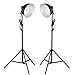 Produktbild vidaXL Studiolampe mit Reflektoren Stative 24W Fotostudio Studioleuchten