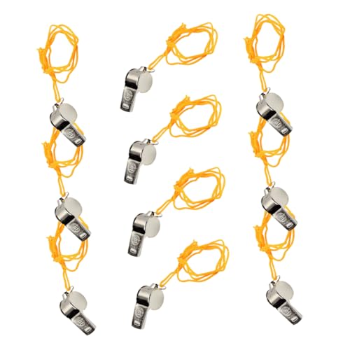 Set de 10 silbatos VICASKY con cordón para emergencias miniatura 1