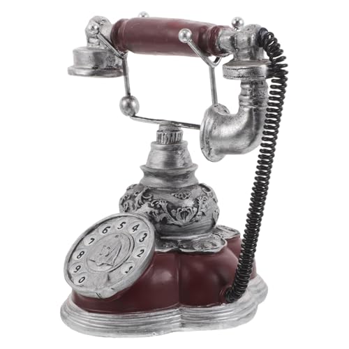 Téléphone Décoratif Rétro sur une Étagère de Salon Cosy